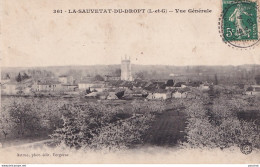 A14-47) LA SAUVETAT DU DROPT - LOT ET GARONNE -  VUE GENERALE - EN 1909 - Autres & Non Classés