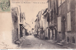 A14-47) DURAS PRES MARMANDE - PORTE DE LA VILLE - ANIMEE - HABITANTS - EN 1903    - Other & Unclassified