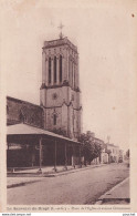 A14-47) LA SAUVETAT DU DROPT - LOT ET GARONNE - PLACE DE L ' EGLISE ET AVENUE CLEMENCEAU - (2 SCANS)   - Other & Unclassified