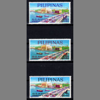 TT0769 Philippines 1967 Manila Old Town Building Bridge 3V MNH - Philippines