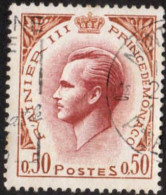 Monaco Poste Obl Yv: 774 Mi:933 Rainier III (Beau Cachet Rond) - Usados