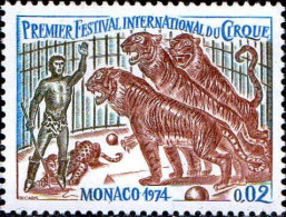 Monaco Poste N** Yv: 973/979 1.Festival International Du Cirque - Unused Stamps