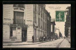 CPA Sceaux, La Poste Et Rue De Penthièvre  - Sceaux