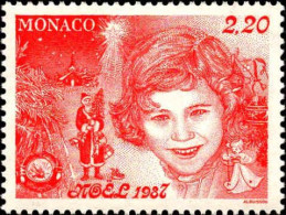 Monaco Poste N** Yv:1599 Mi:1828 Noël Joie Des Enfants - Unused Stamps