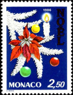 Monaco Poste N** Yv:1555 Mi:1780 Noël Branche De Sapin De Noël - Unused Stamps