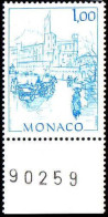 Monaco Poste N** Yv:1515 Mi:1736 Hubert Clerissi Place Du Palais Bord De Feuille - Neufs