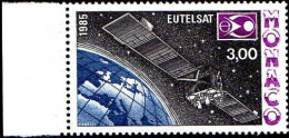 Monaco Poste N** Yv:1505 Mi:1722 Satellite Eutelsat Bord De Feuille - Unused Stamps
