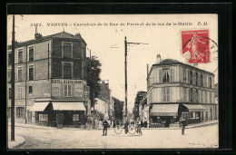 CPA Vanves, Carrefour De La Rue De Paris Et La Rue De La Mairie  - Vanves