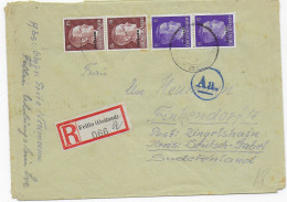 Einschreiben Felllin Ostland Nach Finkendorf/Dinkelshain, Sudetenland, Zensur - Lettres & Documents