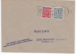 Werbestempel Jena - Kartoffelkäfer - 1946 Nach Hannover - Lettres & Documents