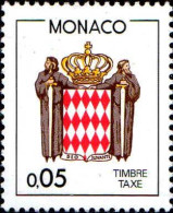 Monaco Taxe N** Yv:75 Mi:79 Deo Juvante Armoiries - Postage Due