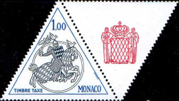 Monaco Taxe N** Yv:70 Mi:74 Sceau Princier - Strafport