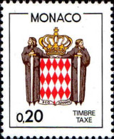 Monaco Taxe N** Yv:78 Mi:82 Deo Juvante Armoiries - Taxe