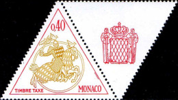 Monaco Taxe N** Yv:68 Mi:72 Sceau Princier - Impuesto