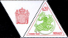 Monaco Taxe N** Yv:66 Mi:70 Sceau Princier - Postage Due