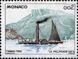 Monaco Taxe N** Yv:57 Mi:60 La Palmaria 19.Siècle - Impuesto