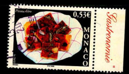 Monaco Poste Obl Yv:2492 Mi:2747 Europa Pissaladière Bord De Feuille (TB Cachet Rond) - Usati