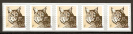 USA 2012 Mi.No. 4853 I  Mammals The Bobcat (Lynx Rufus) , Red Lynx 5v  MNH**  1.50 € - Ungebraucht