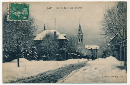 CPA - GAP (Hautes Alpes) - Entrée De La Ville L'hiver - Gap