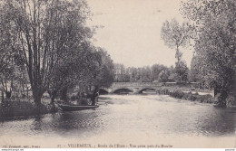 C22-28) VILLEMEUX - BORDS DE L ' EURE - VUE PRISE DU MOULIN - ( 2 SCANS ) - Villemeux-sur-Eure