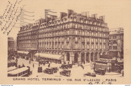 C1-75) PARIS (VIII°) GRAND HOTEL TERMINUS - 108 RUE ST LAZARE  - ( 1936 - 2 SCANS ) - Arrondissement: 08