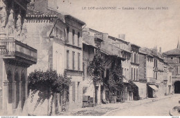 C18-47) LAUZUN (LOT ET GARONNE)  GRAND ' RUE   - ( 2 SCANS ) - Other & Unclassified