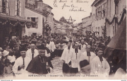 C16-47) BON ENCONTRE - LA RELIGION - LES FETES - SOUVENIR DU CINQUANTENAIRE - LA PROCESSION  - ( 2 SCANS ) - Bon Encontre