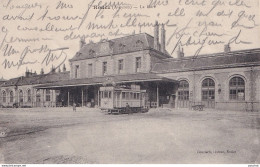 C13-12)  RODEZ (AVEYRON) LA GARE AVEVC LE TRAMWAY - ( 2 SCANS ) - Rodez