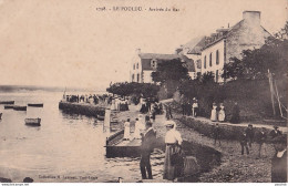 C13-29) LE POULDU (FINISTERE)  ARRIVEE DU BAC  - ( ANIMEE - HABITANTS - 2 SCANS ) - Le Pouldu