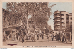  C9- TIARET (ALGERIE)  LE MARCHE - PLACE LAMORICIERE - ( ANIMEE - HABITANTS - 2 SCANS ) - Tiaret