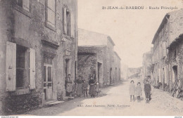 S17-11) SAINT JEAN DE BARROU (AUDE) ROUTE PRINCIPALE - TABAC REGIE - HABITANTS - EDIT. RENE CHANOINE - ( 2 SCANS ) - Autres & Non Classés