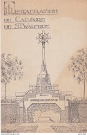 S13-08) SAINT WALFROY - RESTAURATION DU CALVAIRE DE SAINT WALFROY - ILLUSTRATION - ( 2 SCANS ) - Other & Unclassified