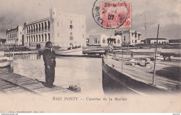  S10- BIZERTE - BAIE PONTY (TUNISIE) CASERNE DE LA MARINE  - Tunisia