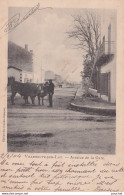 S7-47) VILLENEUVE SUR LOT (LOT ET GARONNE) AVENUE DE LA GARE - ( ANIMEE - BOEUFS - 2 SCANS ) - Villeneuve Sur Lot