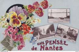 S5-44)  NANTES  - UNE PENSEE - MULTIVUES - Nantes