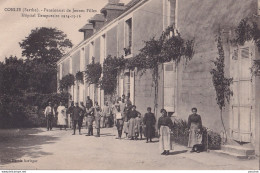 S21-72) CONLIE (SARTHE) PENSIONNAT DE JEUNES FILLES - HOPITAL TEMPORAIRE 1914 - 1916 - ( TRES ANIMEE - 2 SCANS ) - Conlie