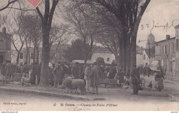 S19-17) COZES - CHAMP DE FOIRE D ' HIVER - (ANIMEE - 2 SCANS ) - Andere & Zonder Classificatie