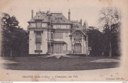 S18-91) DRAVEIL - CHAMPROSAY , UNE VILLA  - ( 2 SCANS ) - Draveil