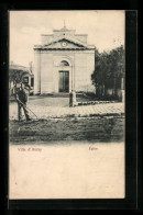 CPA Ville D`Avray, Eglise, Strassenfeger  - Ville D'Avray