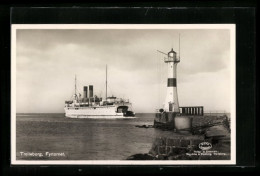 AK Trelleborg, Fyrtornet, Leuchtturm, Fährschiff  - Lighthouses