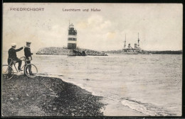 AK Friedrichsort, Leuchtturm Und Hafen  - Lighthouses