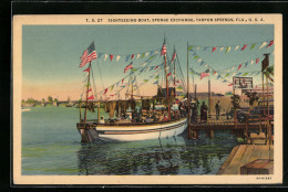 AK Tarpon Springs, FL, Sightseeing Boat, Sponge Exchange  - Altri & Non Classificati