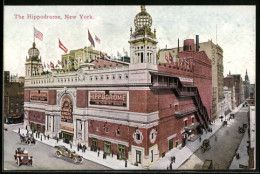 AK New York, The Hippodrome, Autos  - Sonstige & Ohne Zuordnung