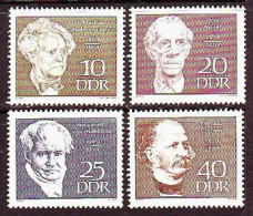 1969. DDR. Famous Personalities. MNH. Mi. Nr. 1440-43 - Unused Stamps