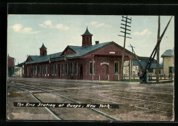 AK Owego, NY, The Erie Station  - Sonstige & Ohne Zuordnung