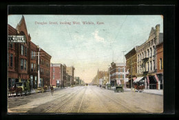 AK Wichita, KS, Douglas Street, Looking West  - Wichita