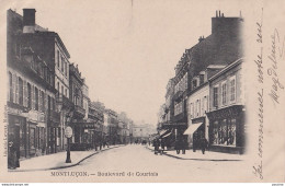 F11-03) MONTLUCON - BOULEVARD DE COURTAIS  - ( ANIMEE - 1902 - 2 SCANS ) - Montlucon