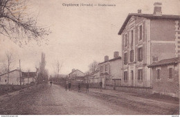 F7-33) CAPTIEUX (GIRONDE) GENDARMERIE NATIONALE - ( ANIMEE -  HABITANTS - 2 SCANS ) - Autres & Non Classés