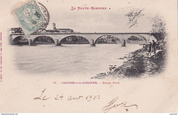 F6-31) CAZERES SUR GARONNE (HAUTE GARONNE)  LE GRAND PONT - 1903  - Andere & Zonder Classificatie