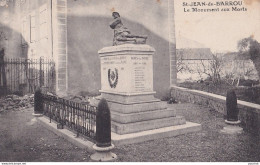 F5-11) SAINT  JEAN DE BARROU (AUDE) LE MONUMENT AUX MORTS  - ( 2 SCANS ) - Autres & Non Classés